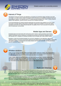 Sweden Connectivity poster